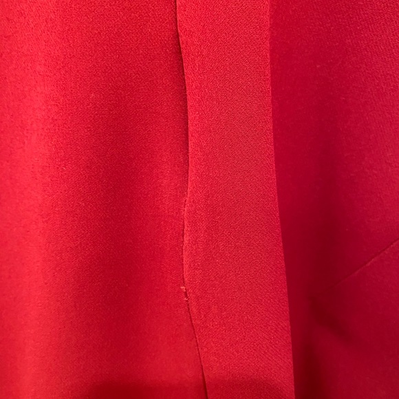 ZARA neoprene deep red 3/4 length dress - Picture 5 of 9